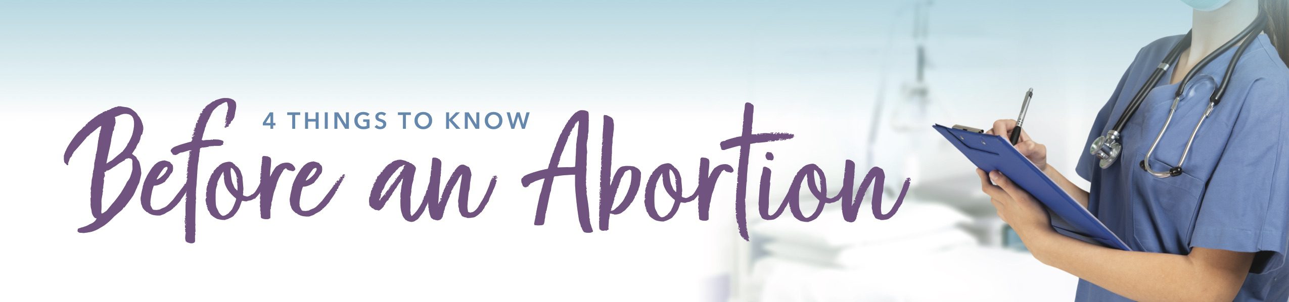 woman looking at things to know before an abortion